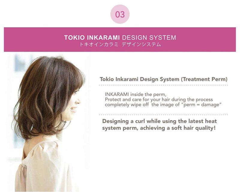 Tokio treatment waves perm menu Tokio treatment waves perm menu